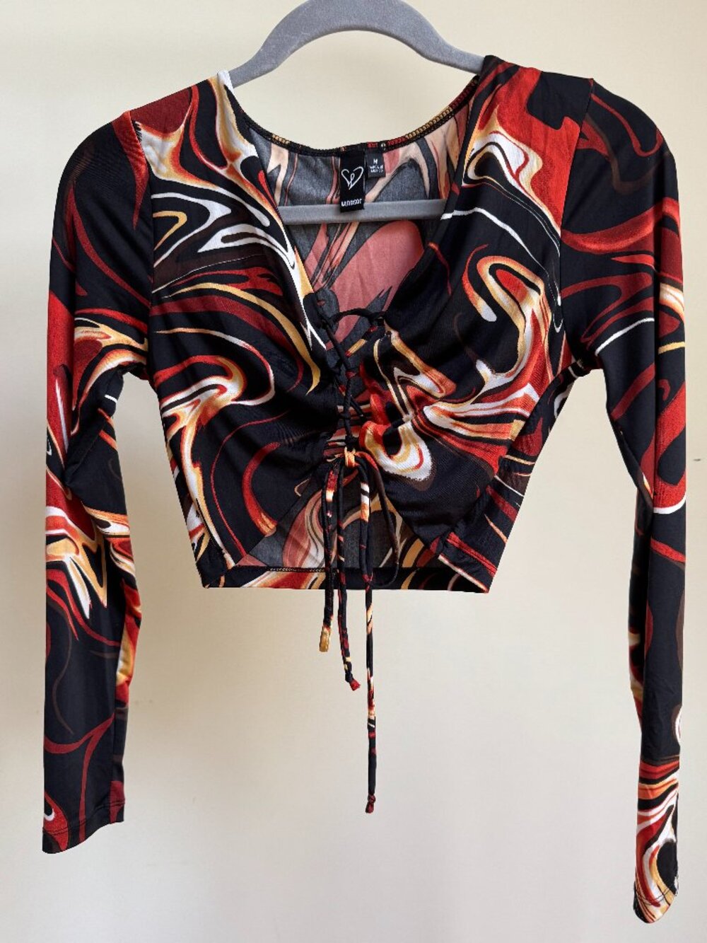 Windsor Long Sleeve Crop Top